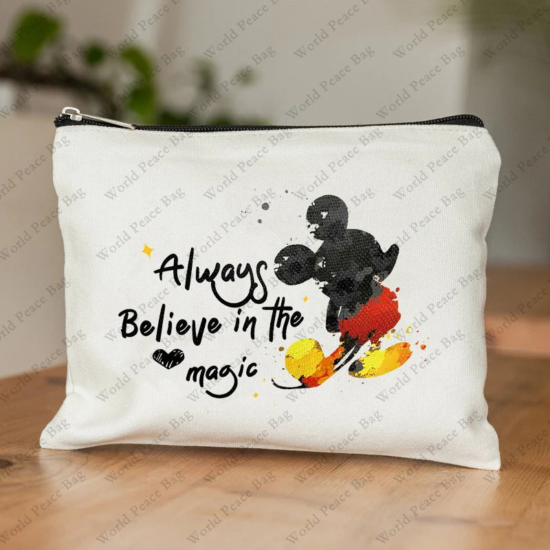 1Pc Cartoon Makeup Bag Cosmetic Bag for Women, Cute Travel Makeup Organizer Merchandise Large Capacity Cosmetic Bag for Women G