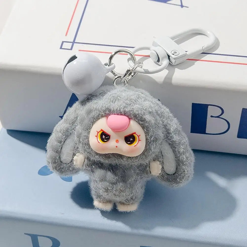 Anime Flocked Dora DIY Decorative Pendant KeyChain Backpack Decor Cute Cartoon Schoolbag Pendant Boys And Girls Gifts