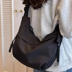 Large Capacity Nylon Shoulder Bag [Korean Style Hobo Bag]