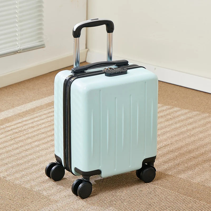 Small Luggage Travel Bag 14 Inches Luggage Travel Luggage with Cup Holder and Hook