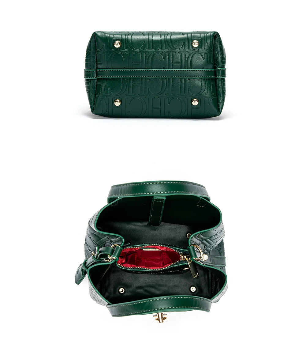 Classic Simple Solid Color Women's New 2024 Large Capacity Handbag Letter Element Women's Handbag
