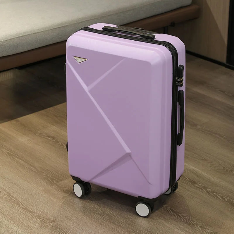 Irregular Z 20/24/28 Inch Carry-on Luggage Suitcase Abs Spinning Wheels with Combination Lock Lightweight Luggage