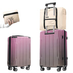 Luggage Sets 2 Piece Suitcase Set with Spinner Wheels, Built-in TSA Lock, Foldable Duffel Bag for Travel Men & Women