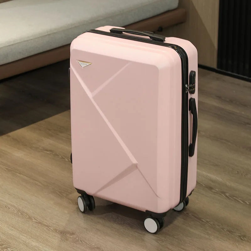 Irregular Z 20/24/28 Inch Carry-on Luggage Suitcase Abs Spinning Wheels with Combination Lock Lightweight Luggage