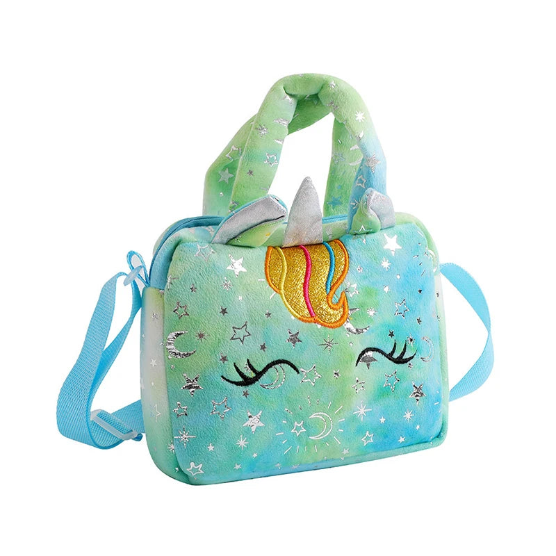 Plush Unicorn Shoulder Crossbody Bag