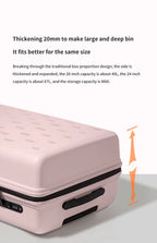 Xiaomi suitcase luggage case men and women 20/24 inch large-capacity colorful ultra-light Mijia suitcase boarding password box