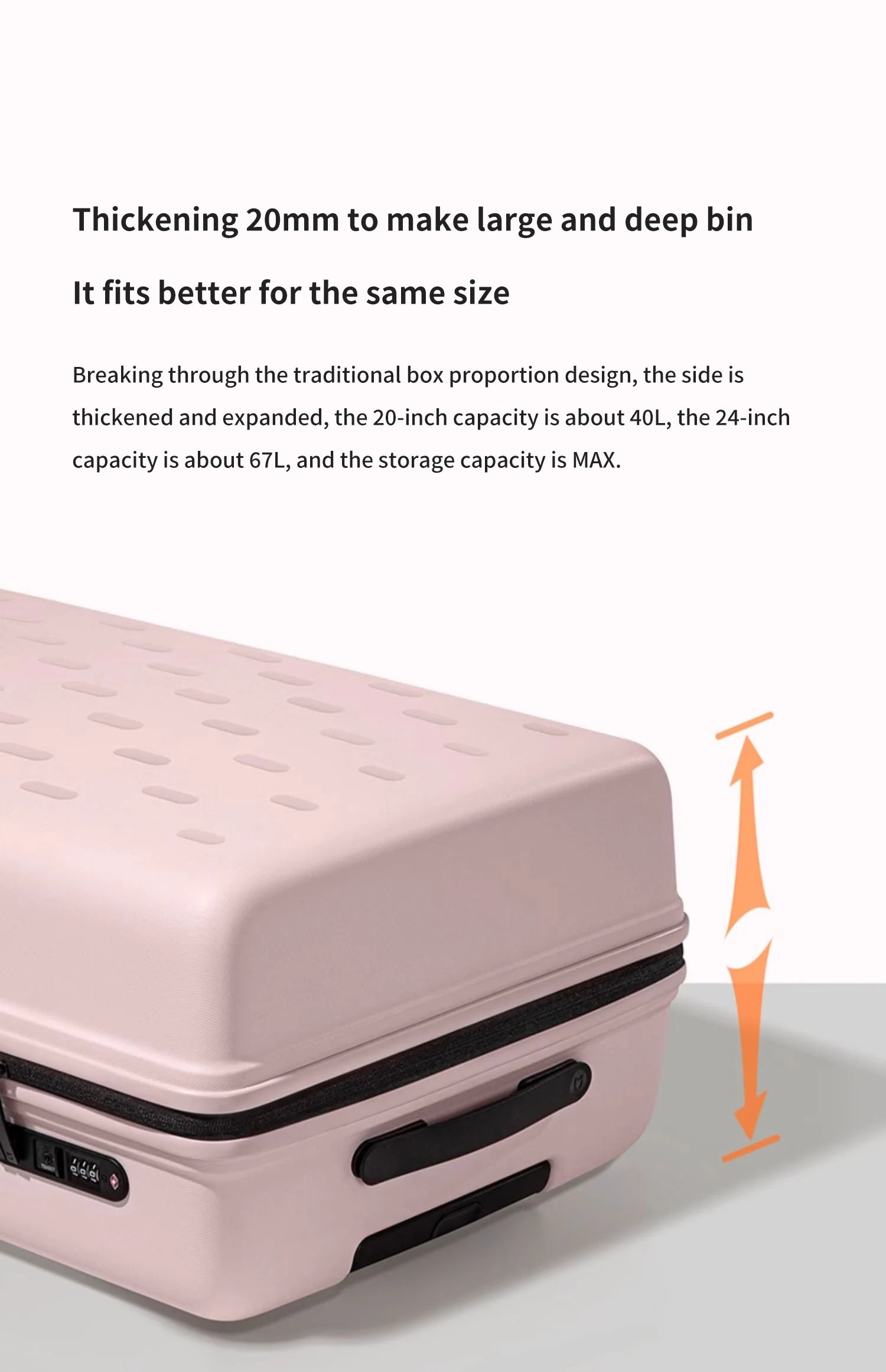 Xiaomi suitcase luggage case men and women 20/24 inch large-capacity colorful ultra-light Mijia suitcase boarding password box