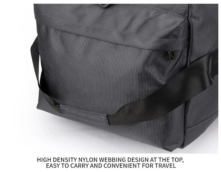 Travel Bag, Large Capacity Handbag, Portable Outdoor Carry-On Luggage, Wheeled Travel Bag, Convenient and Practical Unisex Travel Bag