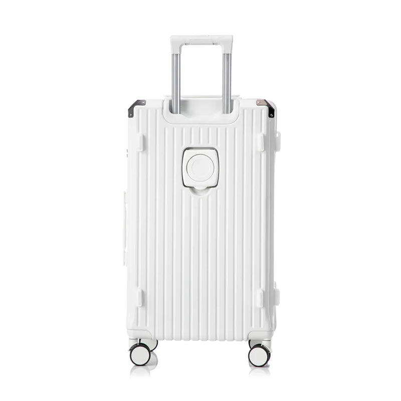 Luggage 20 inch |Cup Holder/Waterproof multifunctional Suitcase Hand Carry Large Capacity Universal Wheel Simple Suitcase