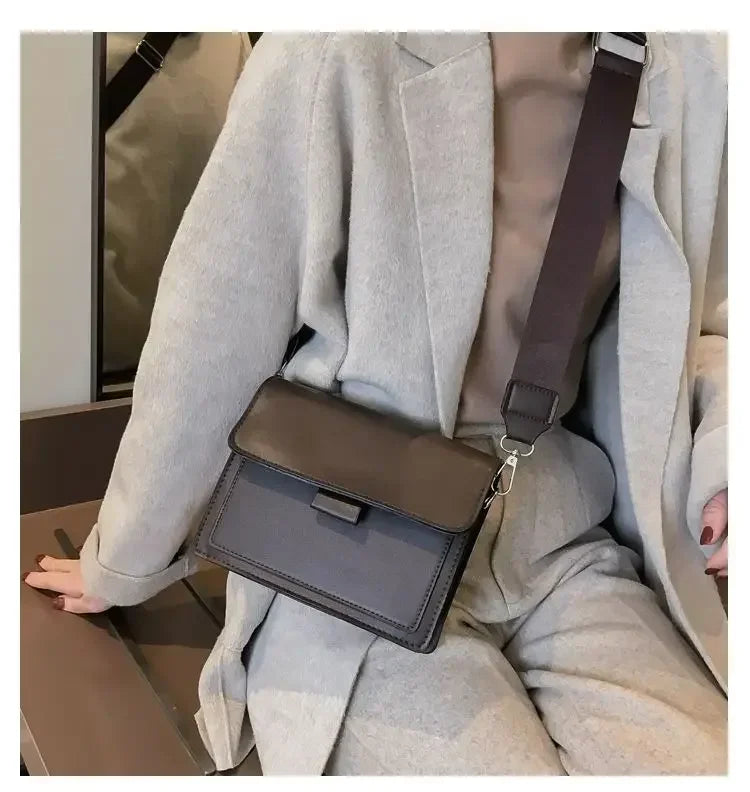 Fashion Women Crossbody Bag PU Leather Small Shoulder Messenger Handbag for Travel
