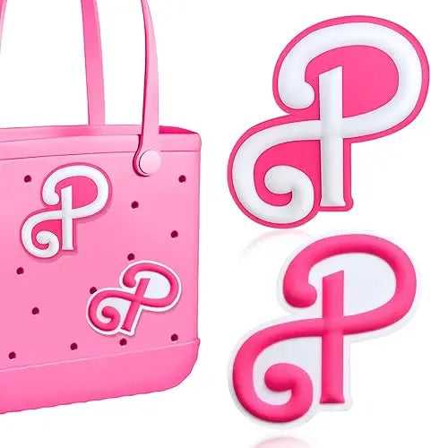 2Pcs Lettering Charms For Bogg Bag, 3D Alphabet Printed Decorative Accessories Charm For Bogg Bag, Insert Personalizing Alphabet