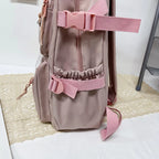 Cute Women Backpacks Waterproof Multi-Pocket Nylon School Backpack for Student Female Girls Kawaii Laptop Book Pack Mochilas