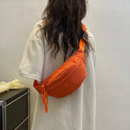 Ladies Canvas Crossbody Bag / Sling Waist Pack