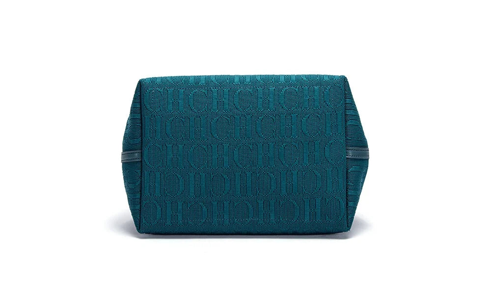 CH High Quality Craft Large Capacity Handbag Ladies Shoulder Bag Fashion Classic New Pure Color Outer Pocket Ladies Handbag