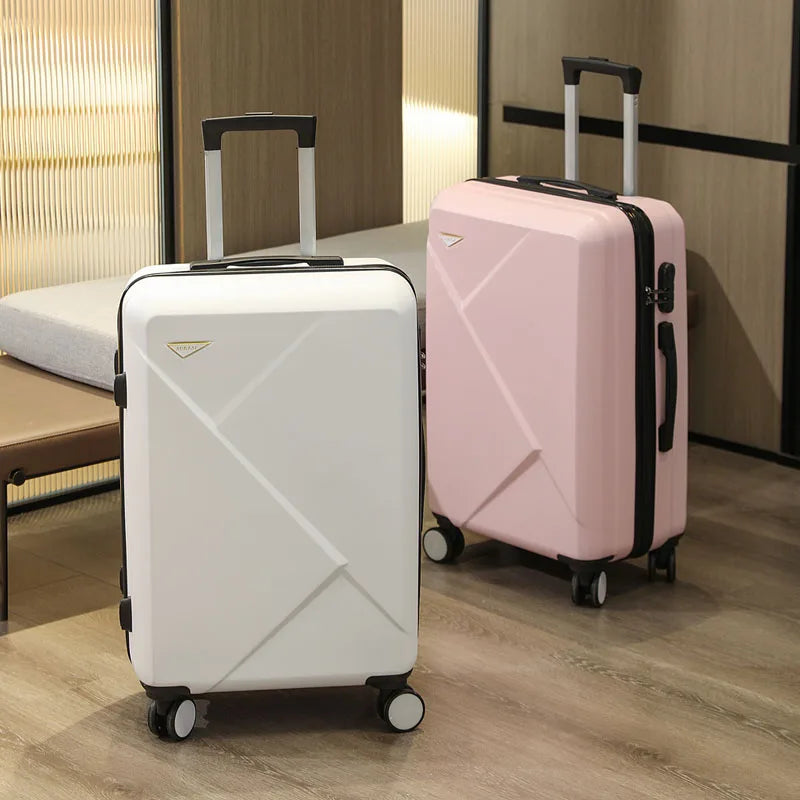 Irregular Z 20/24/28 Inch Carry-on Luggage Suitcase Abs Spinning Wheels with Combination Lock Lightweight Luggage