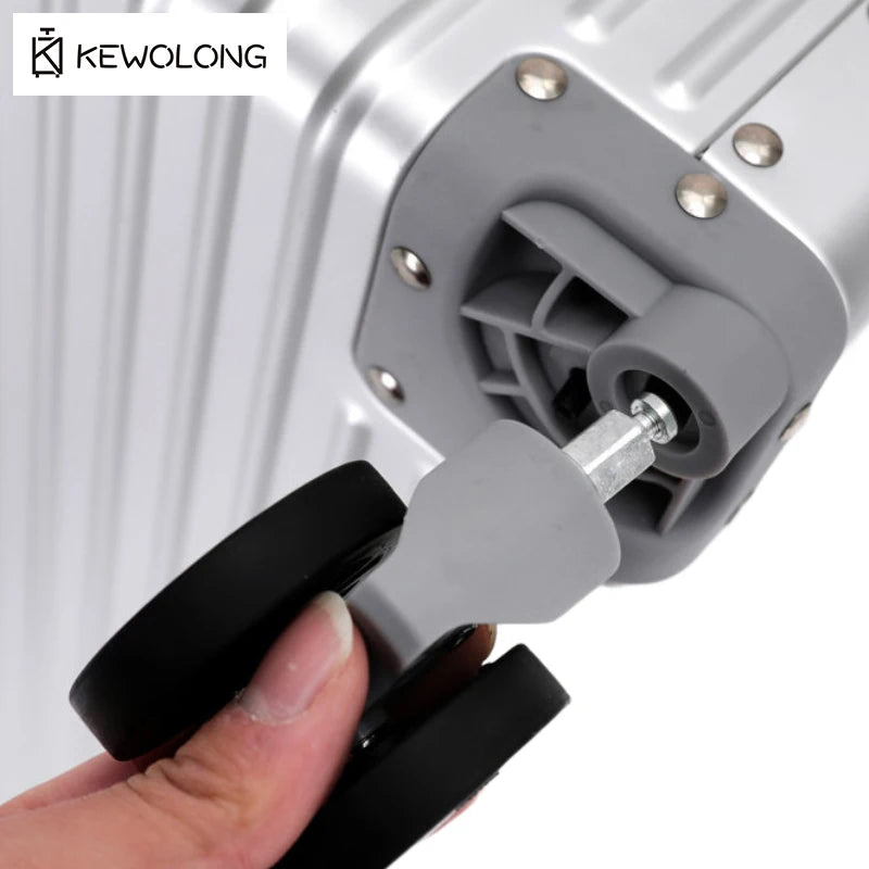 Right Angle Aluminum Suitcase, Top Opening Hard Shell Carry-On Luggage with 360° Spinner Wheels, Camera GearPhotography trolley