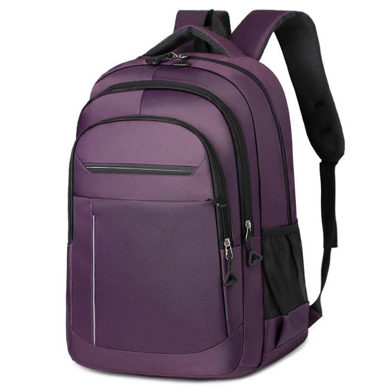 Durable Backpack | Universal Leisure Backpack | Multi-Pocket Travel Bag, Suitable for Business Travel, Short Trips - Black