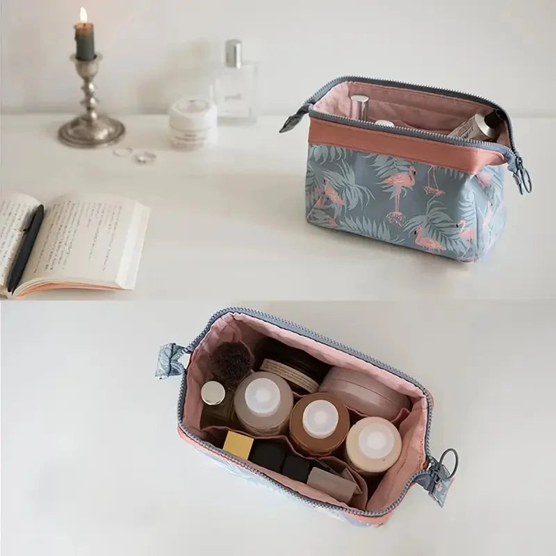 Flamingo Makeup Bag