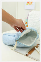 Embroidery Large-Capacity Cosmetic Bag Waterproof Portable Storage Bag Travel Makeup Pouch