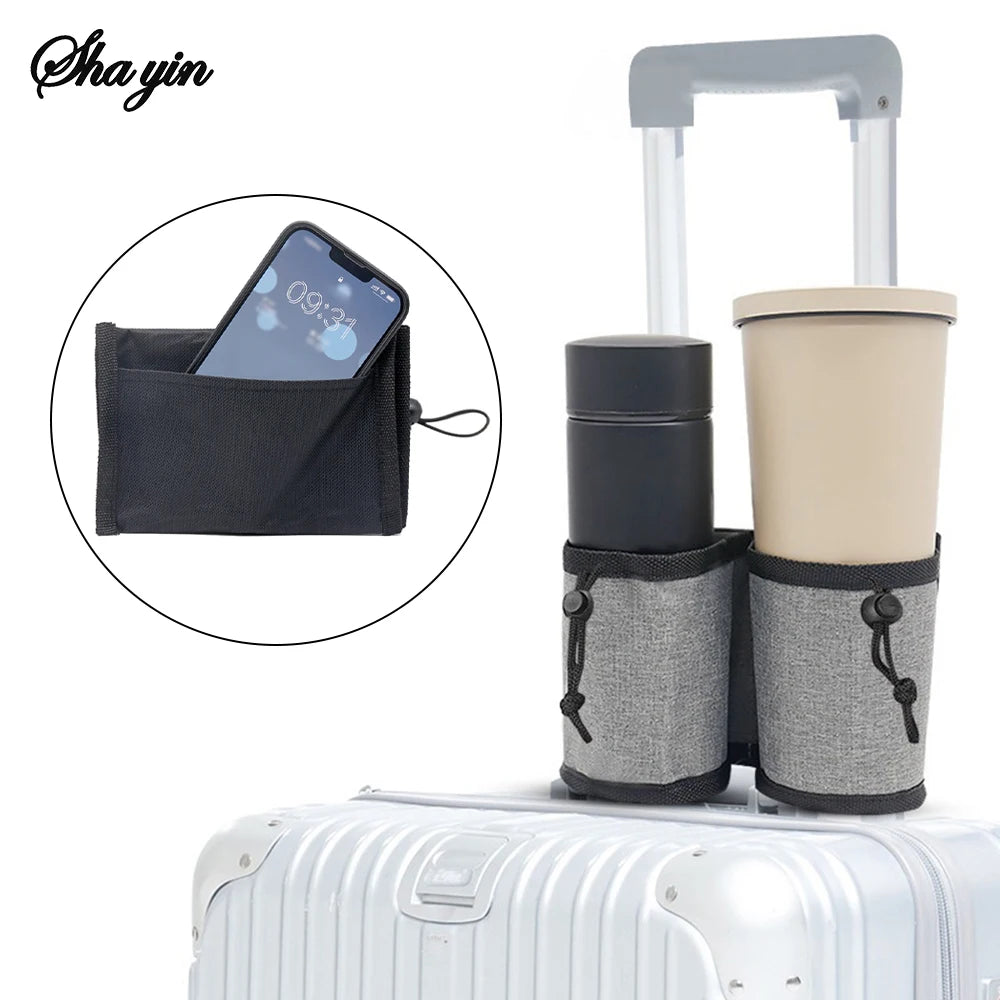 Travel Cup Holder for Luggage