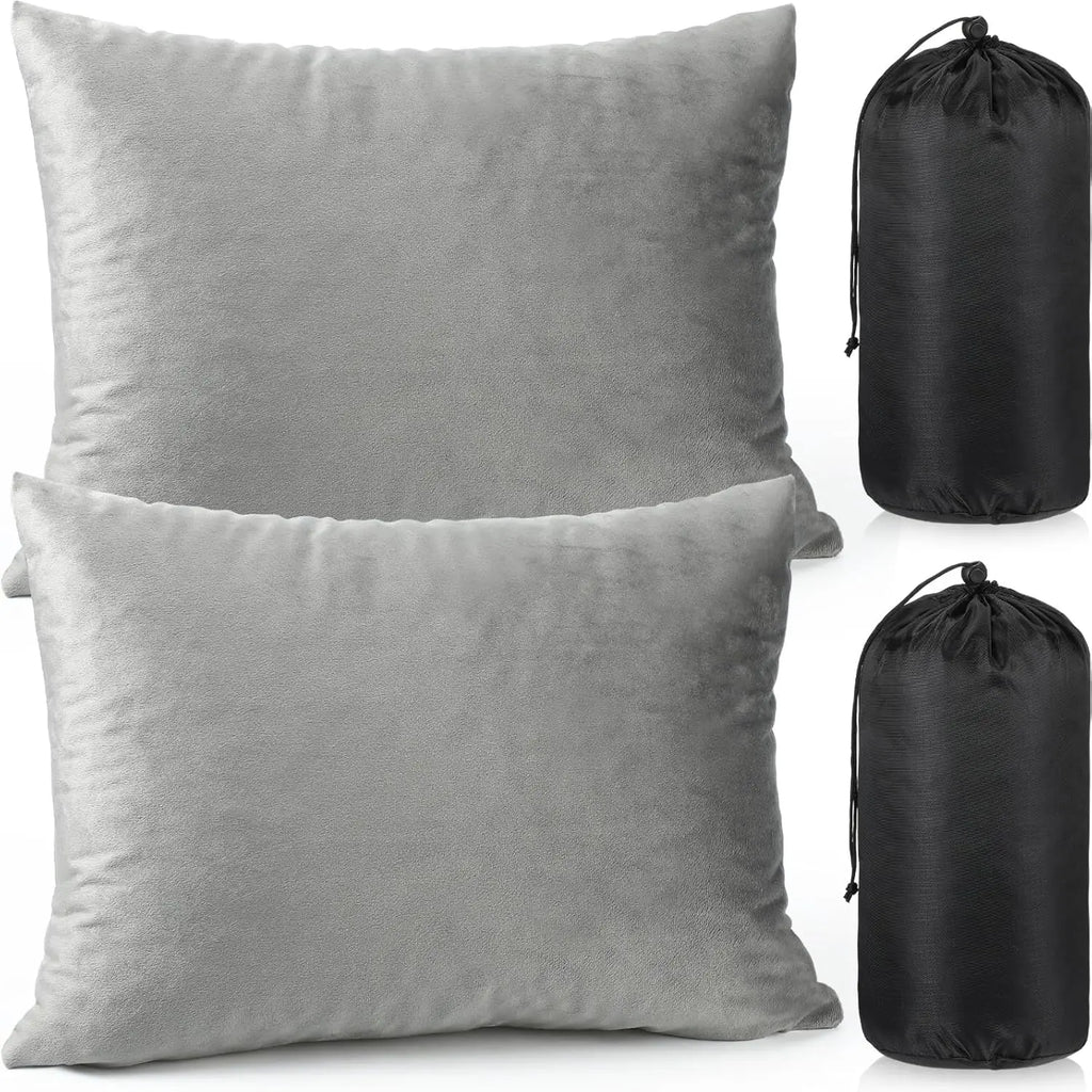 Compressible Memory Foam Travel Pillow