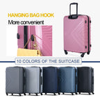 Travelhouse Luggage Set 3 Piece Suitcase Set Double Spinner Wheels TSA Lock Carry-on luggage Clearance (20inch 24inch 28inch)