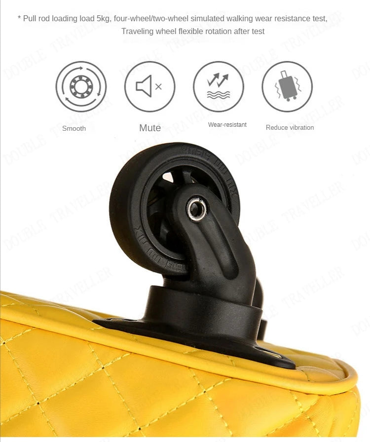 20 inch Rolling Suitcase Trolley Luggage Bag Travel Bags Suitcase With Universal mute Wheels Light fashion Carry on Luggage
