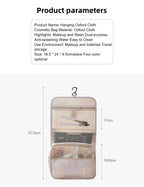Travel Makeup Bag Waterproof Toiletries Organizer High Quality Women Neceser Bathroom Hook Wash Pouch Hook Makeup Storage Bag