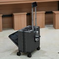 18 Inch Trolley Case Travel Suitcase Boarding Case Aluminum Frame Password Box Suitcase Universal Wheel Rolling Luggage Bag