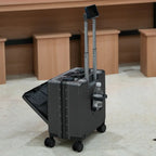 18 Inch Trolley Case Travel Suitcase Boarding Case Aluminum Frame Password Box Suitcase Universal Wheel Rolling Luggage Bag