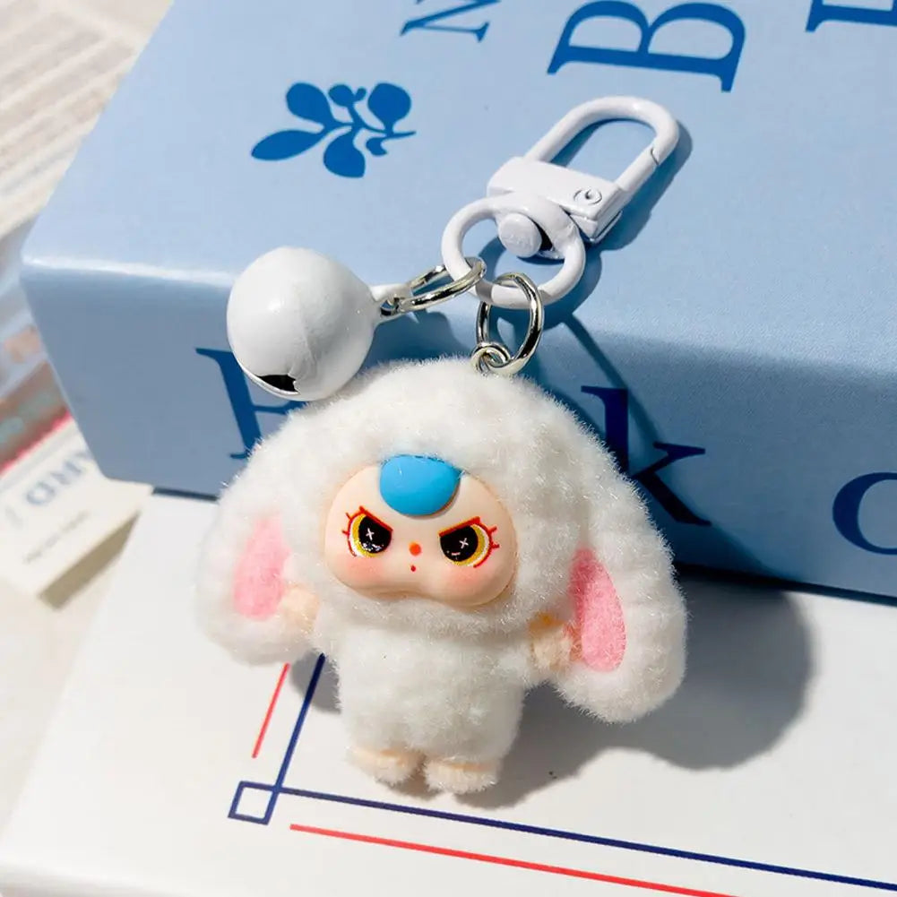 Anime Flocked Dora DIY Decorative Pendant KeyChain Backpack Decor Cute Cartoon Schoolbag Pendant Boys And Girls Gifts
