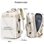 Geestock Airplane Cabin Bags 45x30x20 Travel Backpack For Men Women Waterproof Hand Luggage Laptop Backpacks Carry On Backpack