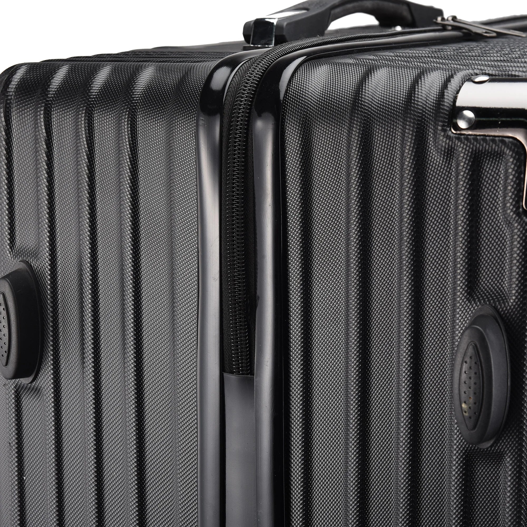 Roshanda 3-Piece Luggage Set Suitcase set 20 "24" 28 "ABS hard shell travel luggage set 4 Universal Swivel quiet Wheels