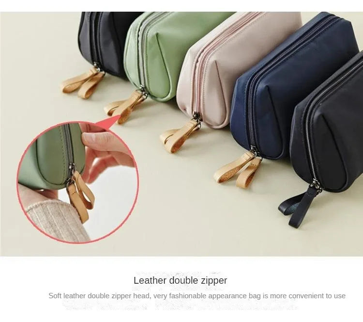 Portable Waterproof Women Makeup Bag Cosmetic Bag Coin Pouch Storage Bag Mini Lipstick Bag Small Bag Toiletry Bag Organizer Case