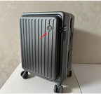 2025 New suitcase for children can Sit 20/22 inch Ride on Luggage Front Opening Sturdy Thickened Travel suitcase with Cup Holder