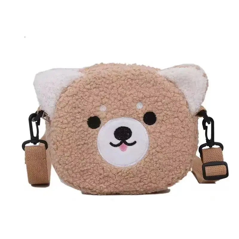 Japanese Style Kawaii Bag Women Cartoon Plush Shoulder Bag for Women New Crossbody Bag Small Phone Purse Bolsa Feminina