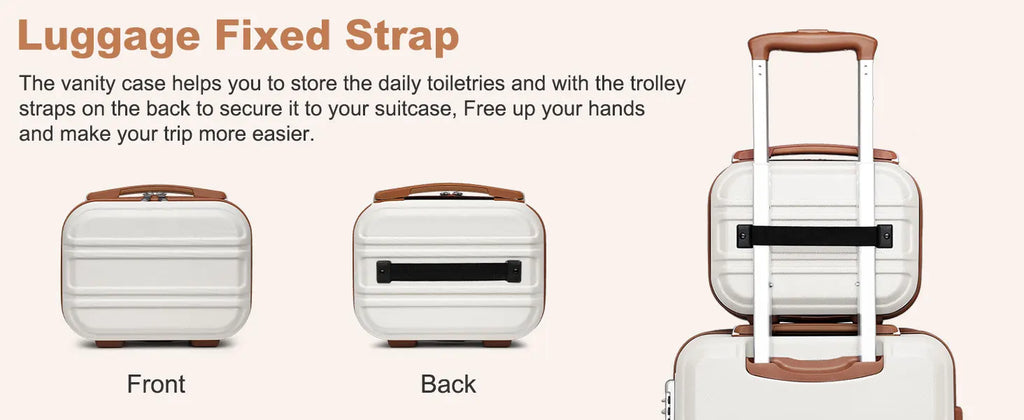 KONO 4/5/6-piece beauty case box cosmetics case hand luggage toilet bag travel bag luggage set