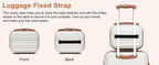 KONO 4/5/6-piece beauty case box cosmetics case hand luggage toilet bag travel bag luggage set
