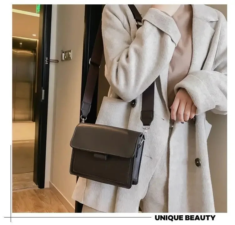 Fashion Women Crossbody Bag PU Leather Small Shoulder Messenger Handbag for Travel