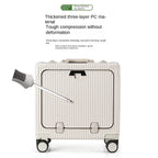 18 Inch Trolley Case Travel Suitcase Boarding Case Aluminum Frame Password Box Suitcase Universal Wheel Rolling Luggage Bag