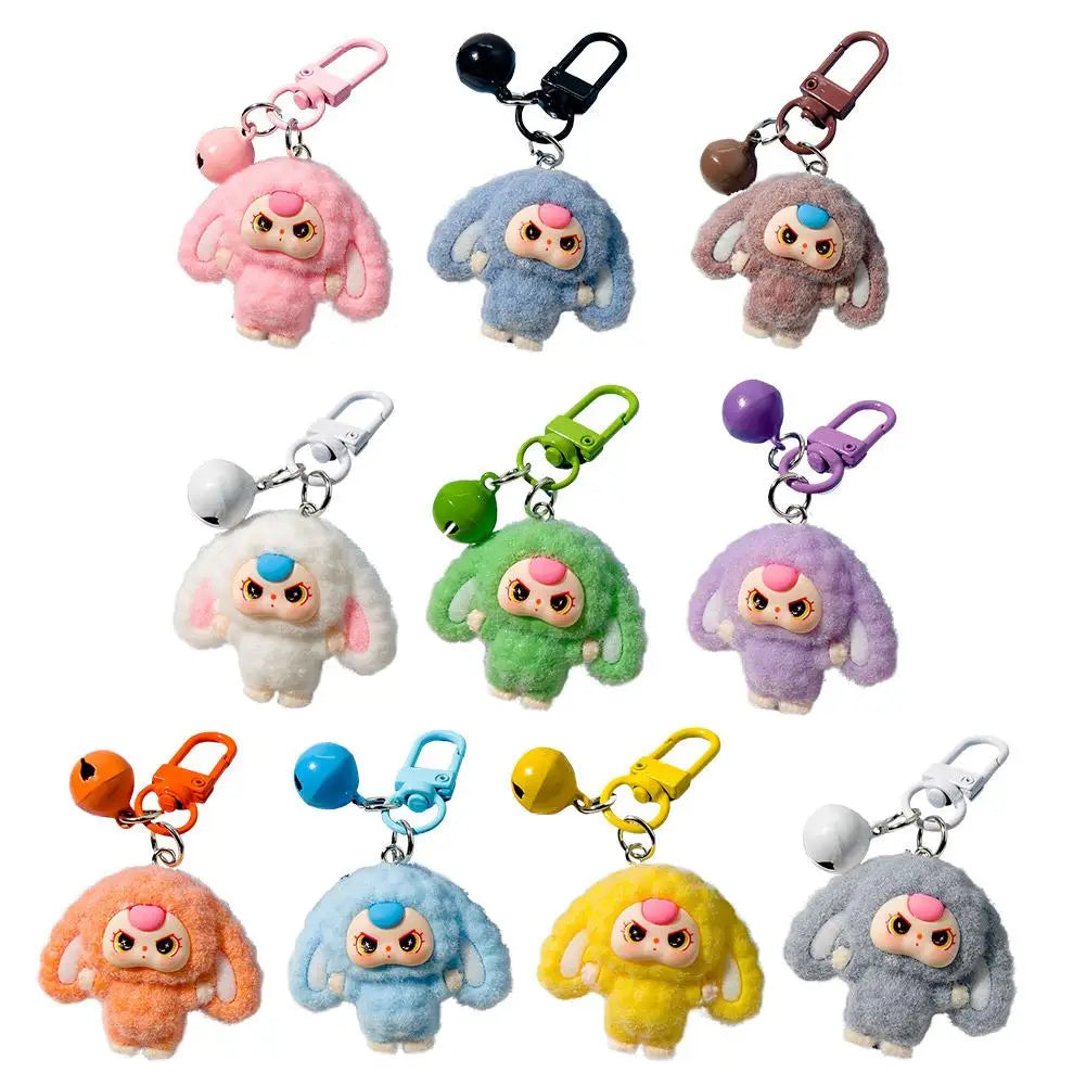 Anime Flocked Dora DIY Decorative Pendant KeyChain Backpack Decor Cute Cartoon Schoolbag Pendant Boys And Girls Gifts