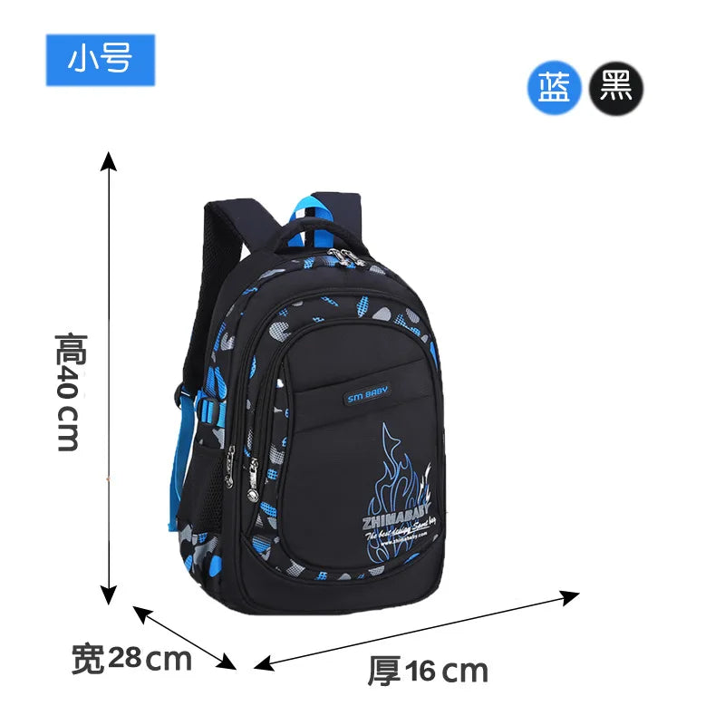 Waterproof Lightweight School Backpack for Kids 6-12 Years Durable Large Capacity Student Bookbag Boys Girls254