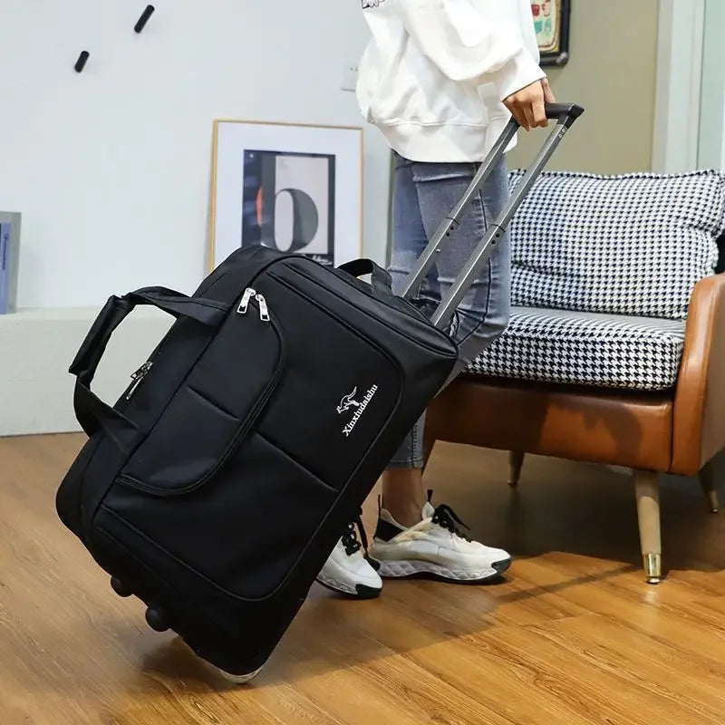 Large Capacity Trolley Bag Men's and Women's Hand Travel Bags Waterproof,lightweight,foldable Duffel Bag Multifunctional Storage
