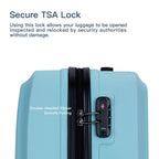 Travelhouse Luggage Set 3 Piece Suitcase Set Double Spinner Wheels TSA Lock Carry-on luggage Clearance (20inch 24inch 28inch)
