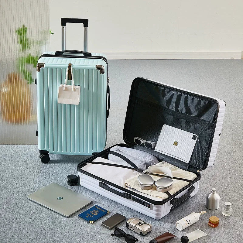 Fashion Luggage Travel Bag 20/24inch Luggage Suitcase Combination Lock Suitcase