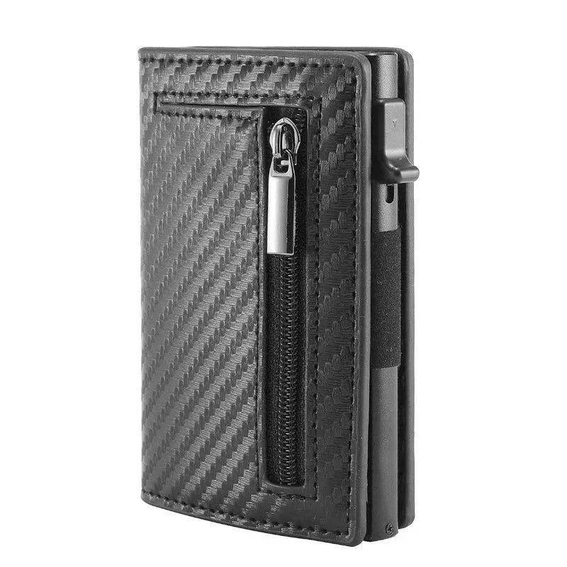GOOD Rfid Blocking Credit Card Holder Men Pop Up Slim Thin Minimalist Wallet Bank Cardholder Case Black Vallet for Men 2026