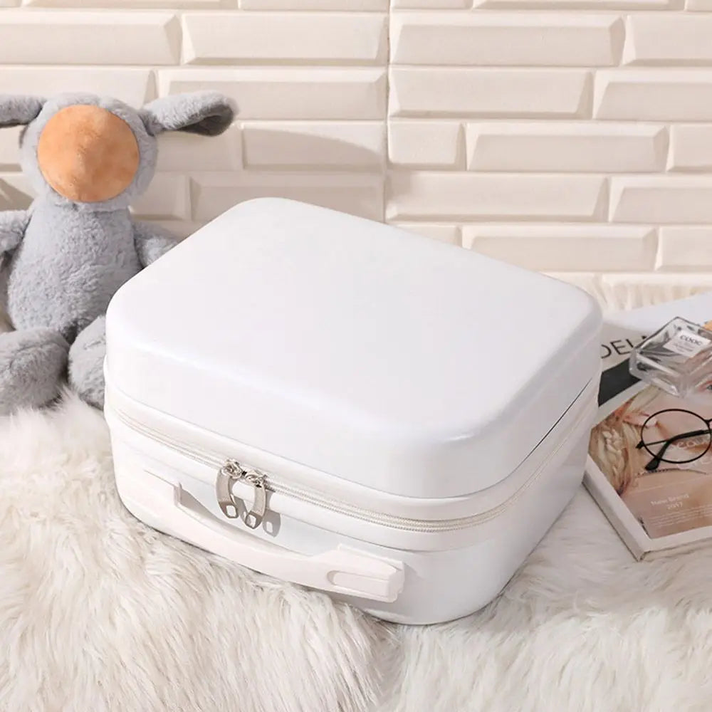 14 Inches Mini Women Carry On Suitcase Short Trip Travel Luggage Make Up Travel Bags