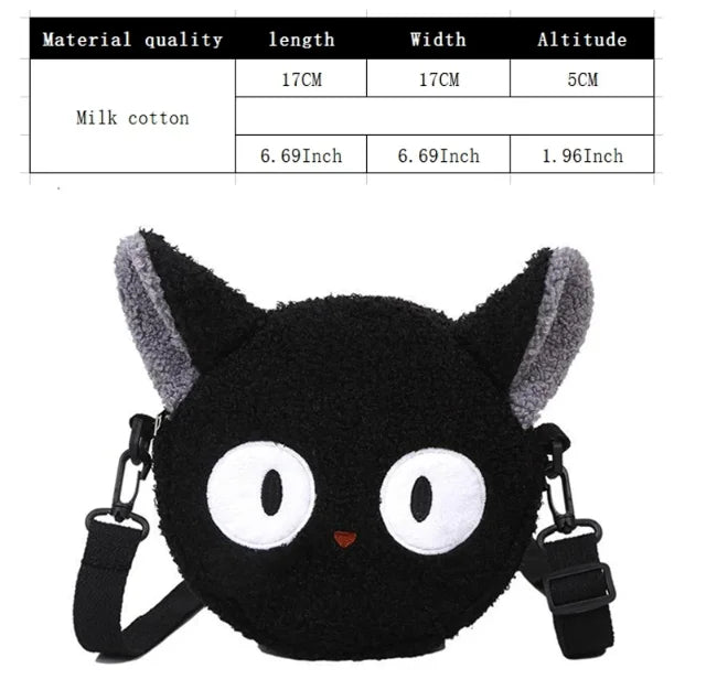 Japanese Style Kawaii Bag Women Cartoon Plush Shoulder Bag for Women New Crossbody Bag Small Phone Purse Bolsa Feminina