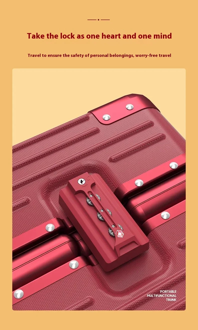 Suitcase Travel Suitcase Fashion Enterprise Suitcase Compact 20-28-inch Lightweight Carrier Roller Suitcase Makeup Box Set