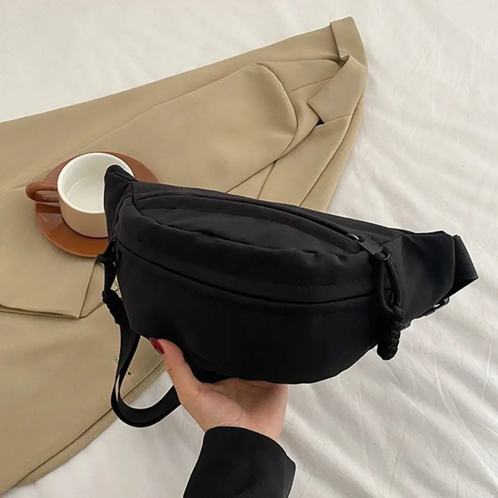 Ladies Canvas Crossbody Bag / Sling Waist Pack